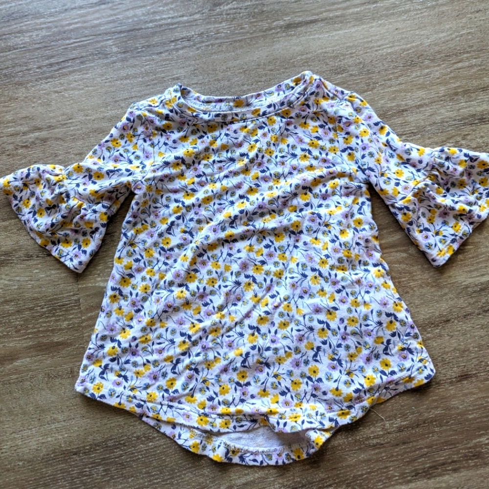 5/$12 knit floral tunic *
